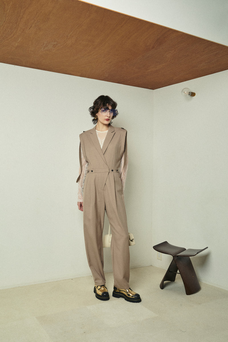 crown747767　定価¥25,300 / テーラーオールインワン テーラーオールインワン Beige – WRINN OFFICIAL