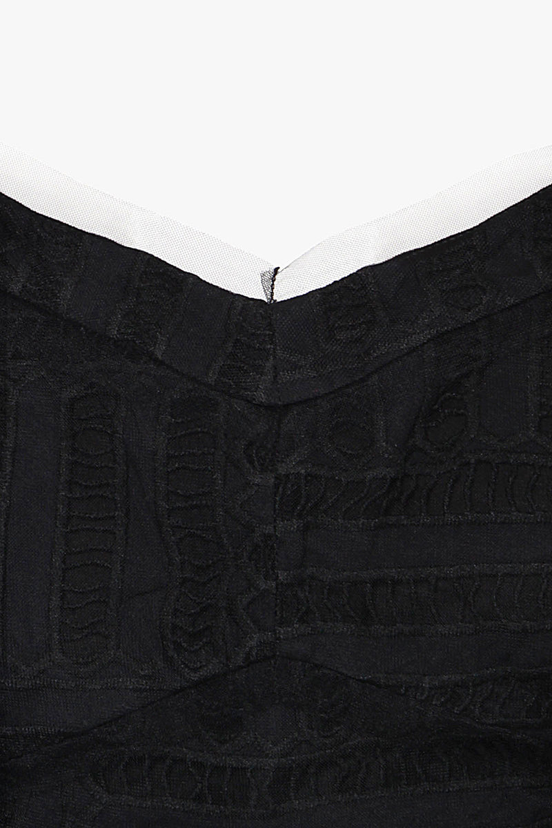 レース × チュールブラトップ Black – WRINN OFFICIAL