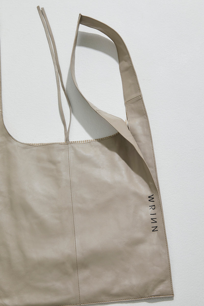 Revive Leather Bag Beige WRINN OFFICIAL
