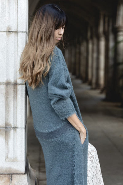 【HINANO × WRINN Fall & Winter 先行予約受付中！ フェザーヤーンカーディガンのご紹介】