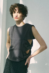 New Arrivals !!【Side Twist Tank】
