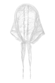 【先行予約】レーススカーフ White