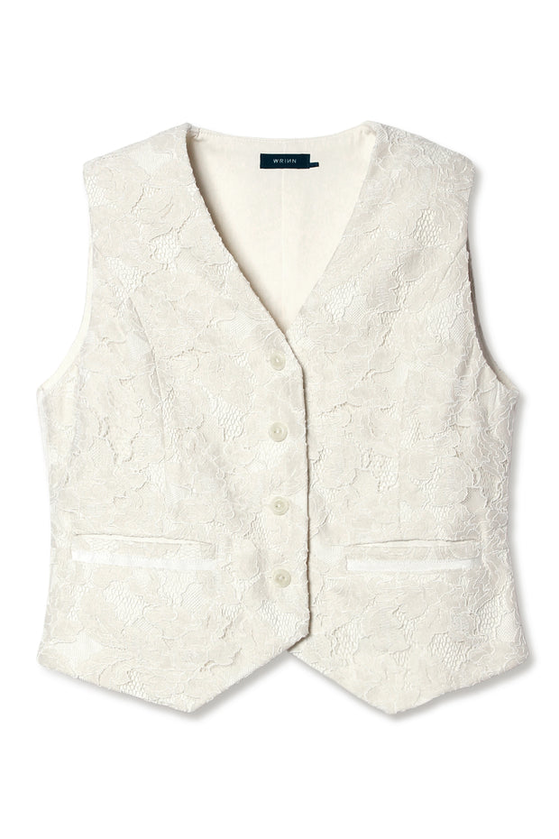 【先行予約】レースベスト Off White