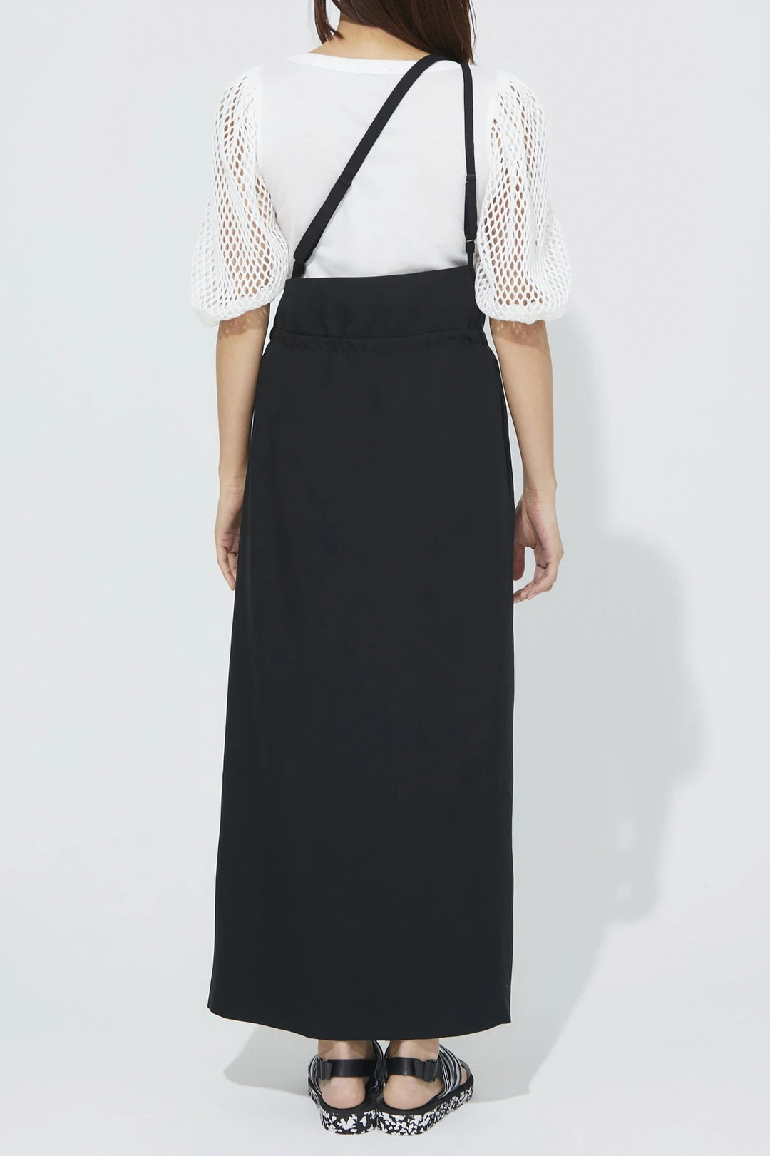 Haven' Knee Length Denim Skirt in Black FINAL SALE – The