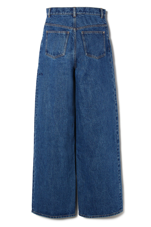 【YU×WRINN 先行予約】エンブロイダリーデニムパンツ Indigo