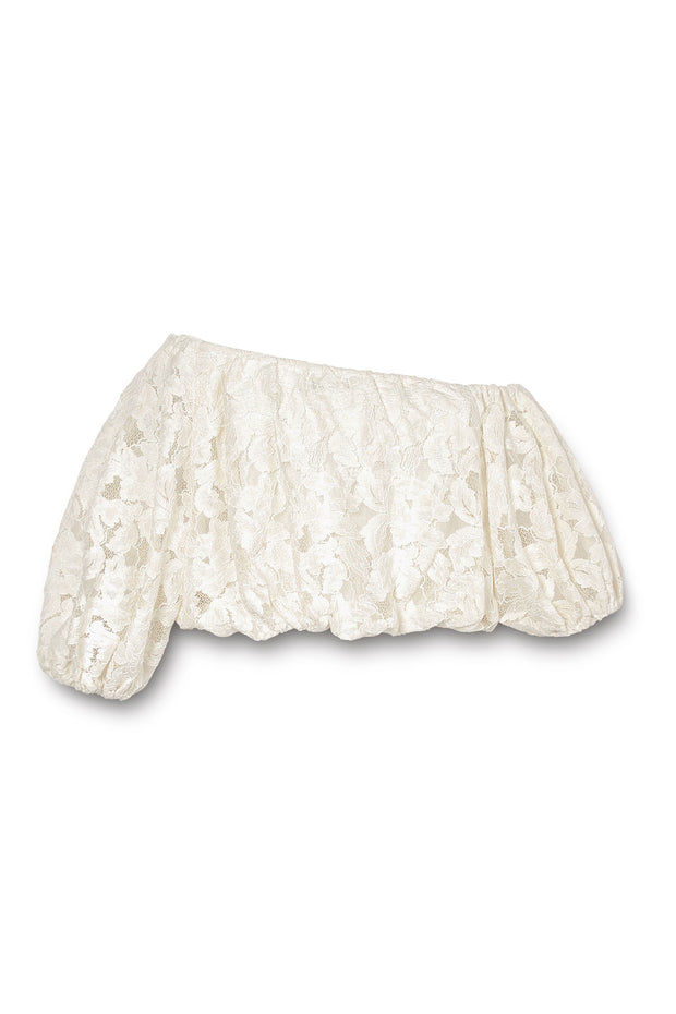 【先行予約】レースワンショルトップ Off White