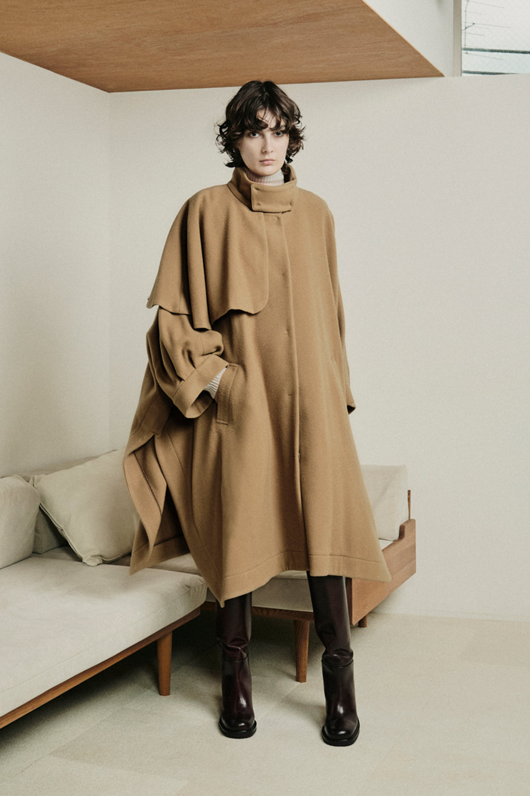 Cape Coat Camel – WRINN OFFICIAL