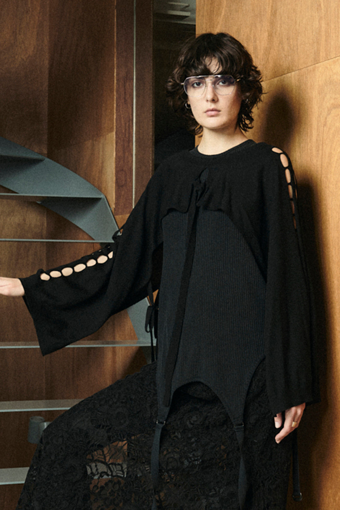 2 Way Knit Vest Black – WRINN OFFICIAL