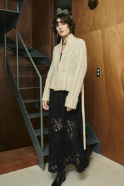 Low gauge short cardigan Off White