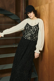 モールレースドレス　Black