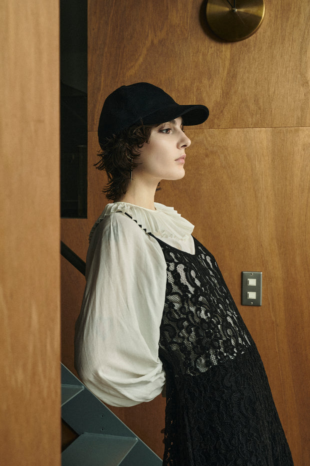 Frill Collar Blouse White