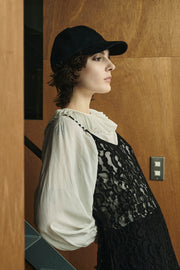 Frill Collar Blouse White