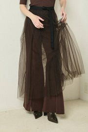 Flared Pants Brown