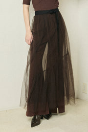 Flared Pants Brown