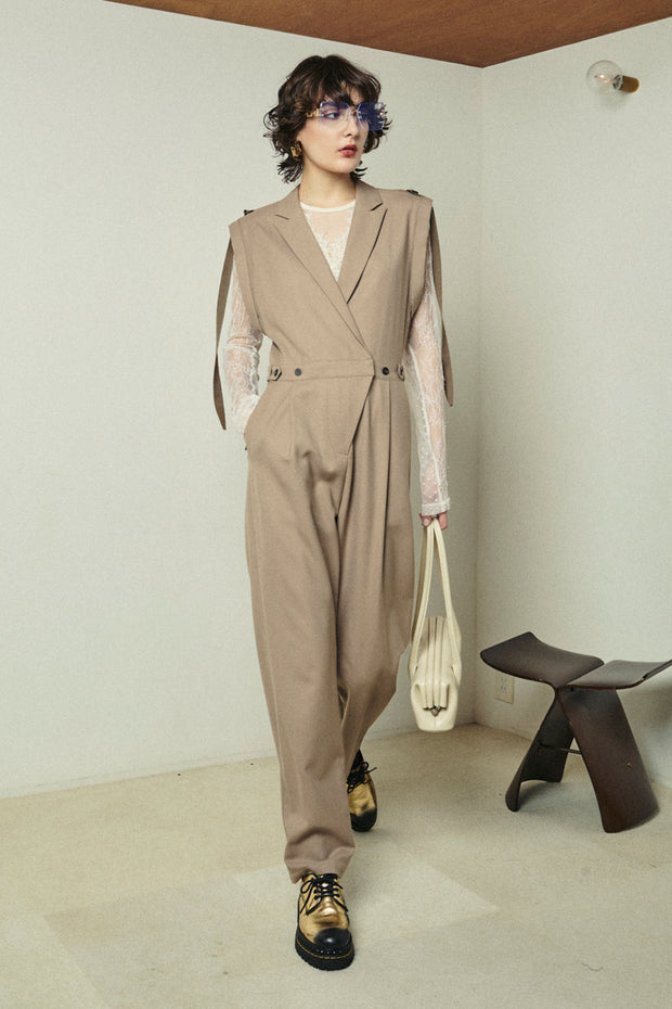 テーラーオールインワン　Beige