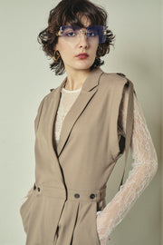 テーラーオールインワン　Beige