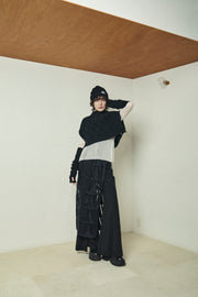 ケーブルケープアンドアームウォーマー　Black