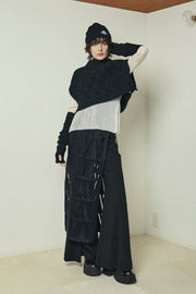 ケーブルケープアンドアームウォーマー　Black