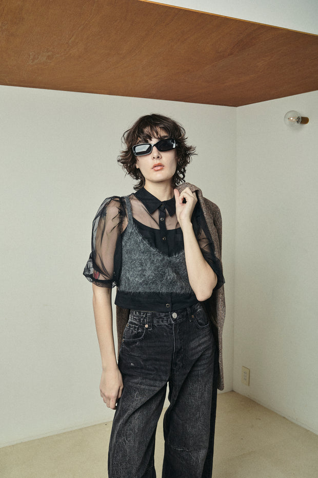 ニットブラトップ　Gray