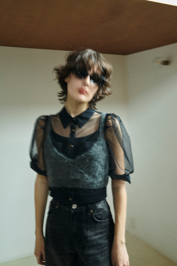 ニットブラトップ　Gray