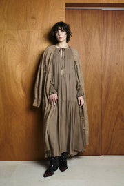 Pintuck One-Piece Moca