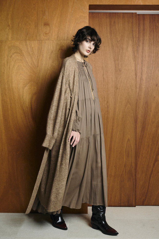 Double button cardigan Beige