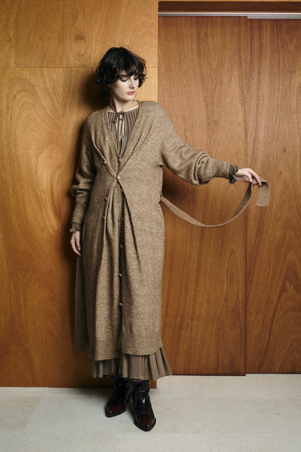 Double button cardigan Beige