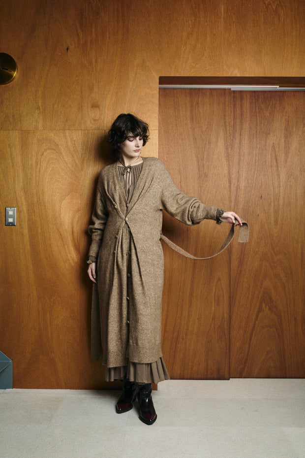 Double button cardigan Beige