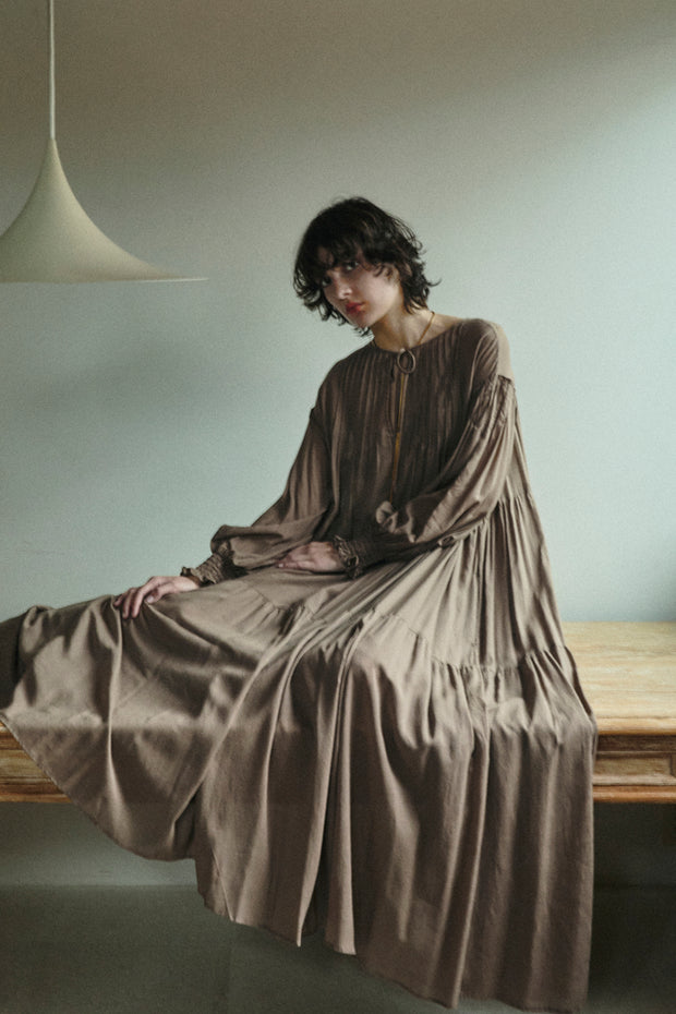 Pintuck One-Piece Moca