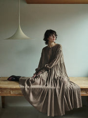 Pintuck One-Piece Moca