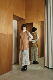 2 Way Knit Vest Camel