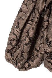 【先行予約】レースワンショルトップ Brown