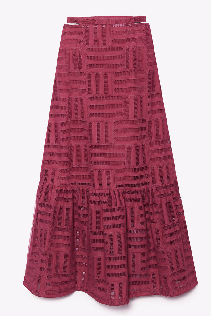 【RED VALENTINO】美品 チュールスカート RED Valentino チュールデスプリ ミディドレス | ニュートラル