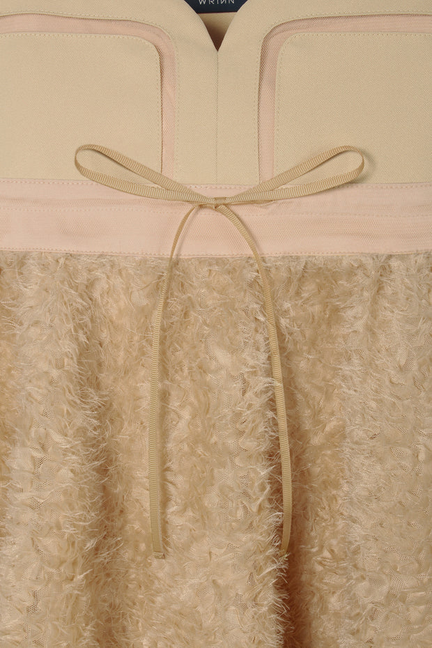 【先行予約】テープチュールキャミ Beige