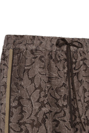 【先行予約】レースワイドパンツ Brown