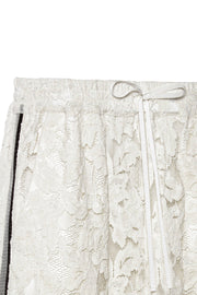 【先行予約】レースワイドパンツ Off White