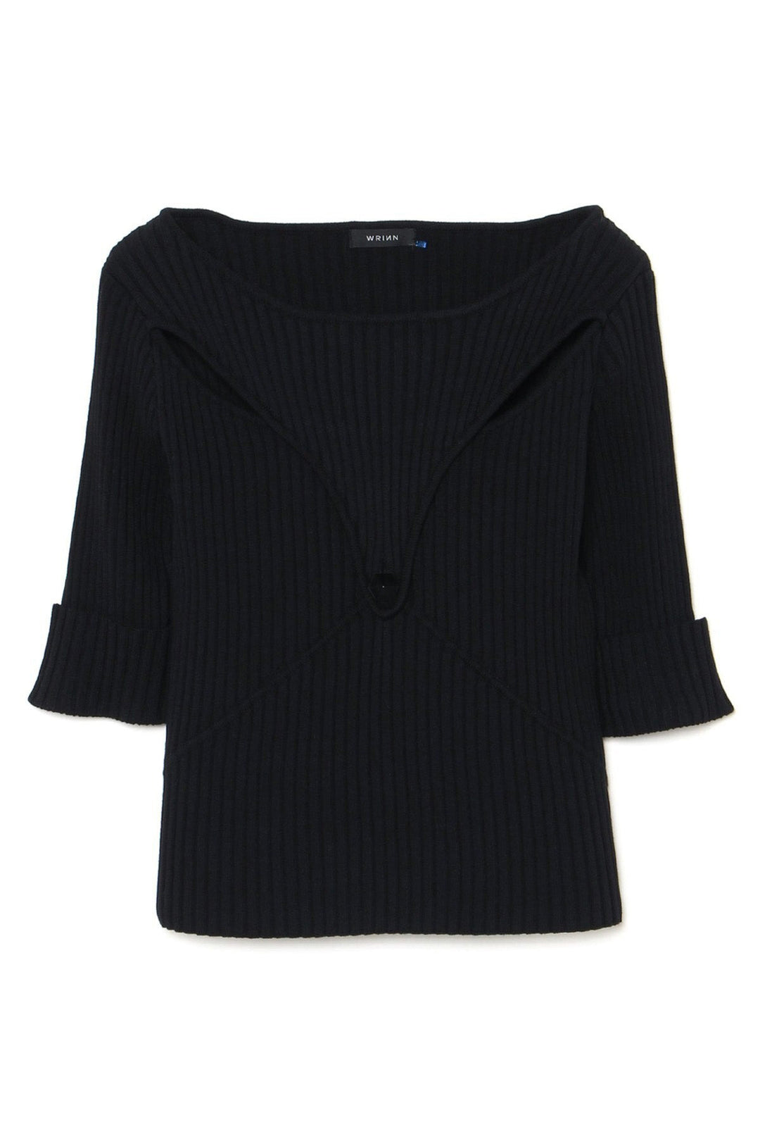 RIER Rib kint リブニット ブラック RIER Rib kint リブニット