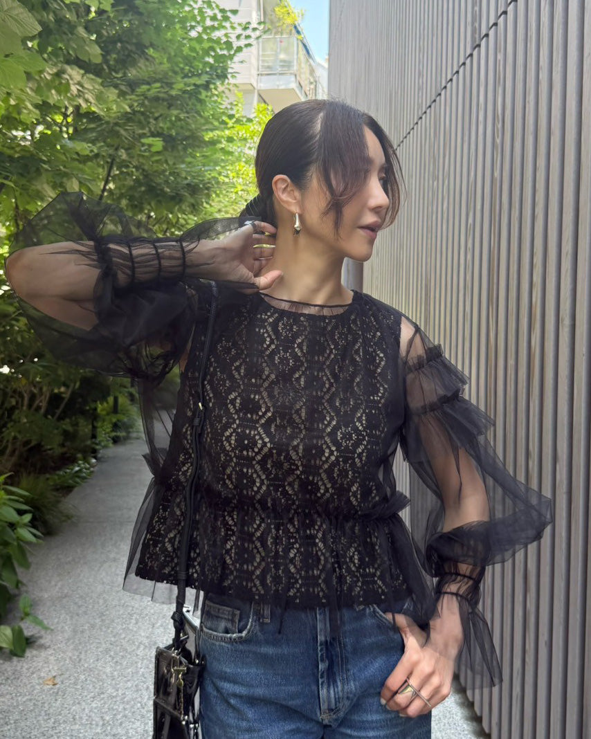 Y*i様 DimMoire Gothic チュールトップス ブラックᎷサイズ DimMoire Gothicチュールトップス ホワイト Lサイズ - メルカリ