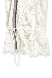 【先行予約】レースワイドパンツ Off White