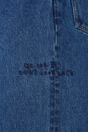 【YU×WRINN 先行予約】エンブロイダリーデニムパンツ Indigo