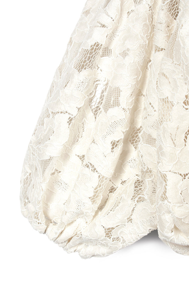 【先行予約】レースワンショルトップ Off White