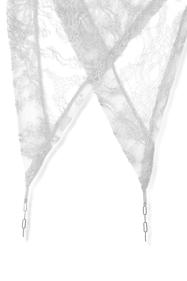 【先行予約】レーススカーフ White