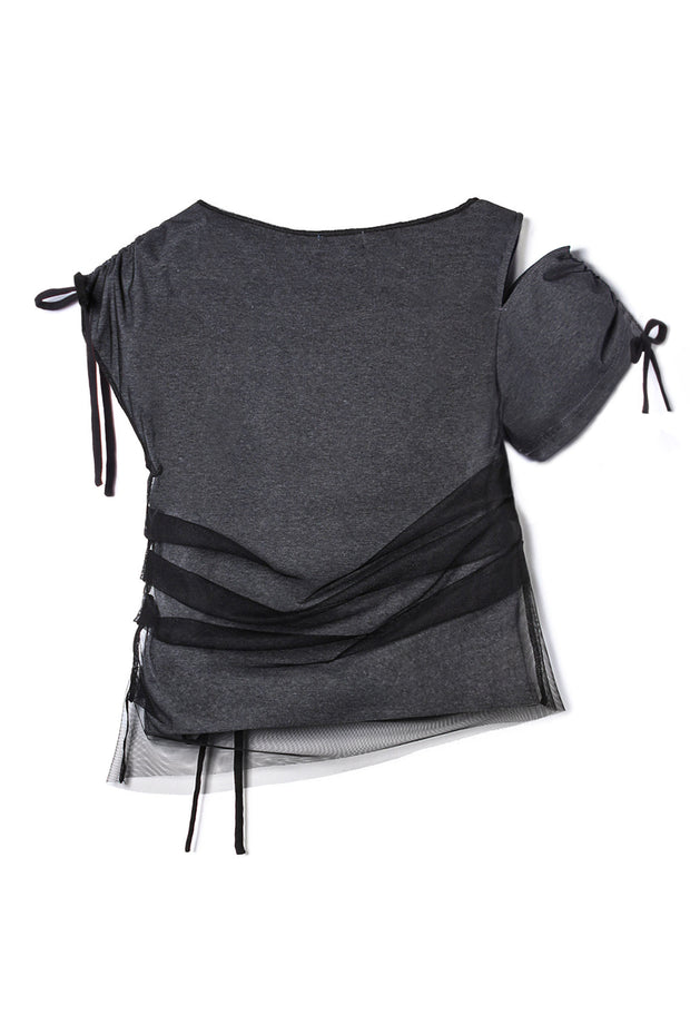 【先行予約】アシメチュールレイヤード　Black