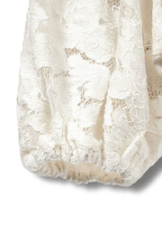 【先行予約】レースワンショルトップ Off White