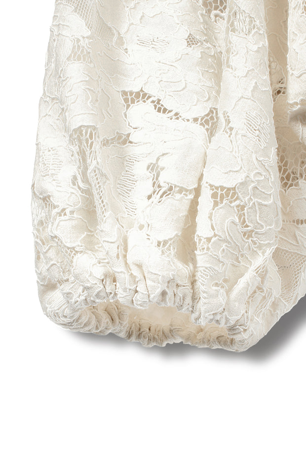 【先行予約】レースワンショルトップ Off White