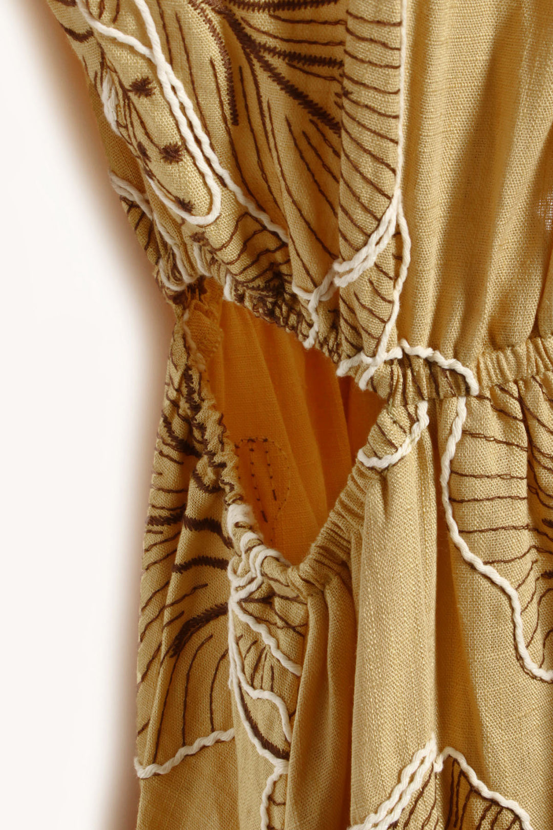 フラワーエンブロイダリーワンピース Yellow – WRINN OFFICIAL