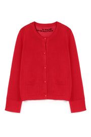 【YU×WRINN 先行予約】エンブロイダリーツインニット Red