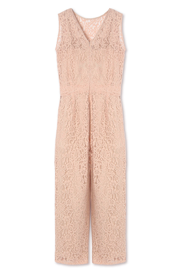 【先行予約】レースオールインワン Pink