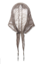 【先行予約】レーススカーフ Gray Beige