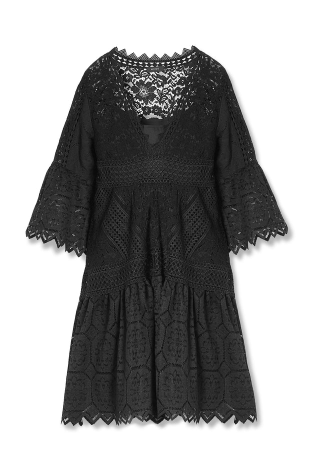 【先行予約】レースワンピース Black